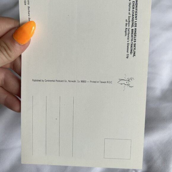 Vintage 80s Postcard 4x6 Skyline Los Angeles CA Buildings - Picture 3 of 4